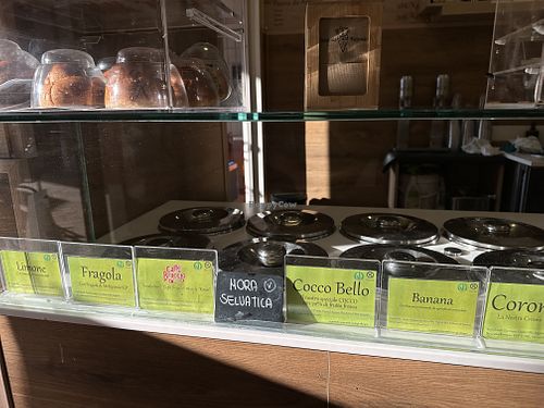   at La Corona Gelateria Naturale in Rome