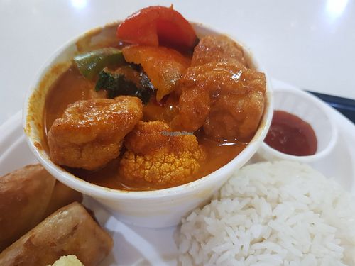 Red curry at Mango Thai Cafe in Sheffield