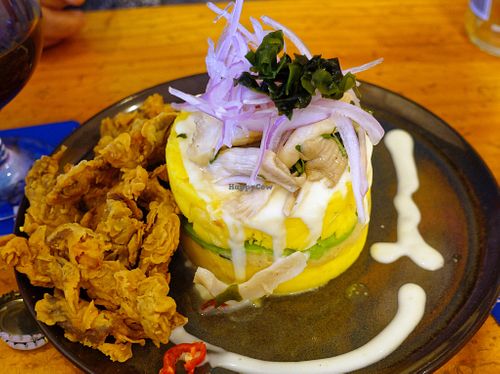 Causa acevichada at Asianica Street Food - temporarily closed in Lima