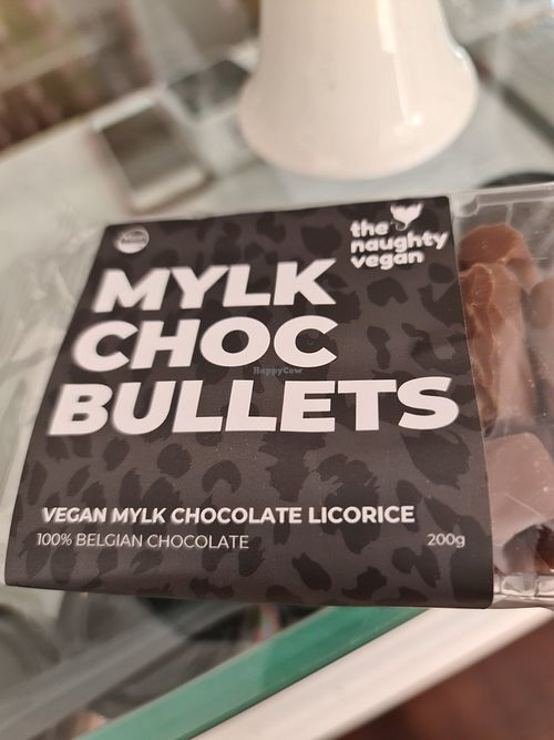 Milk choc bullets at The Naughty Vegan - Pop-Up in Melbourne