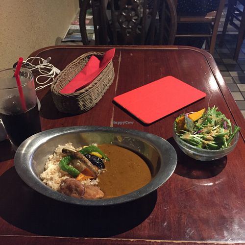 amazing Kyoto style curry. totally delish! at Matsuontoko Cafe in Kyoto