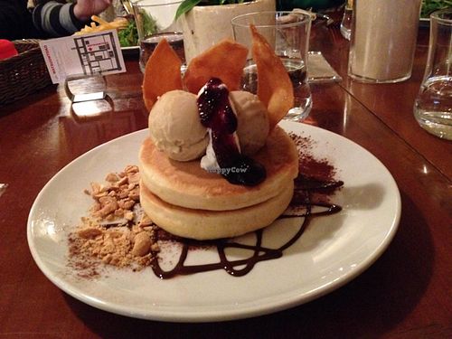 pancake at Matsuontoko Cafe in Kyoto