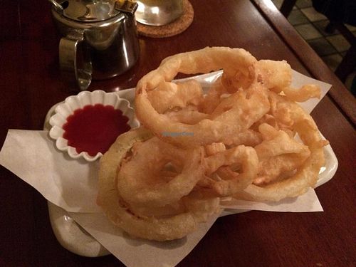 Onion rings! at Matsuontoko Cafe in Kyoto