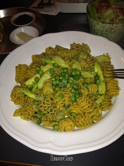 Pesto Radiatori at Shraga Cafe in Jerusalem