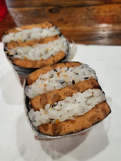 Vegan Musubi at Poke Oasis in Burlington