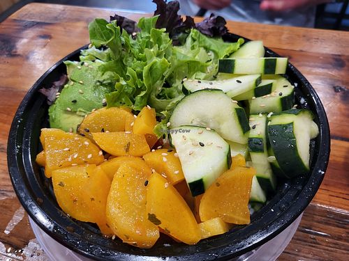 Poke bowl (vegan) at Poke Oasis in Burlington