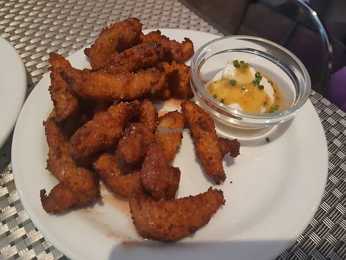 Starter / Chicharrones at Los Andenes Vegan - Puerta de Toledo in Madrid