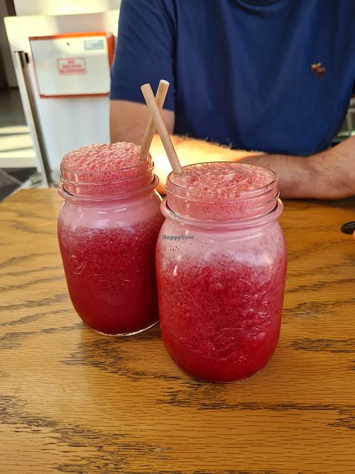 New Life Juice with Beetroot at Mr Kale - Maspolomas  in Gran Canaria