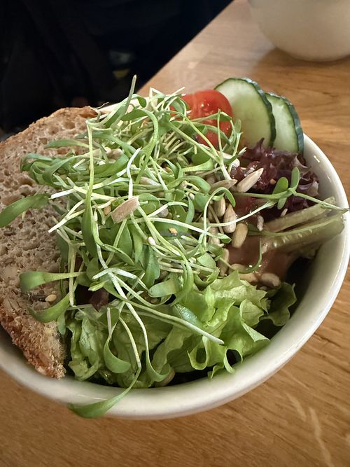 side salad  at Velo Heilbronn in Heilbronn