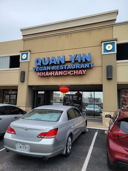 Outside at Quan Yin in Houston