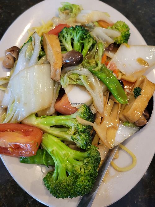 Tofu vegies at Quan Yin in Houston