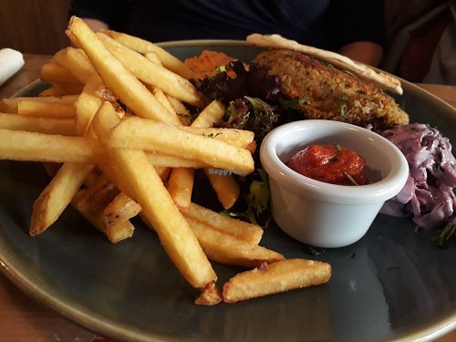 Falafel wrap at Domali Cafe in South East London