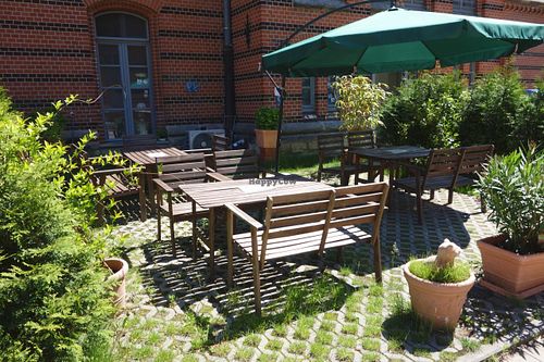 Micky & Molly, June 2014 at Micky und Molly Katzenmuseum und Cafe in Braunschweig