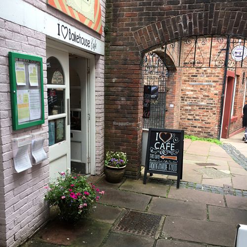 outside  at I Love Cafe in Carlisle