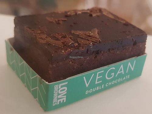Double chocolate brownie at Love Brownies in Harrogate