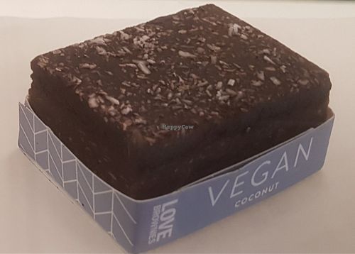 Coconut brownie at Love Brownies in Harrogate