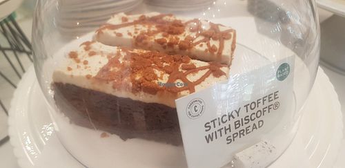 Sticky toffee cake with biscoff spread at Love Brownies in Harrogate