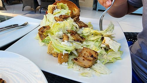 "Chicken" Caesar Salad at Shakespeare and Co - Marina Mall in Dubai