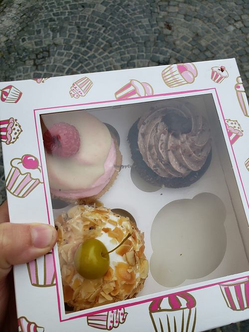 Vegane Cupcakes to go at Cupcakery in Regensburg