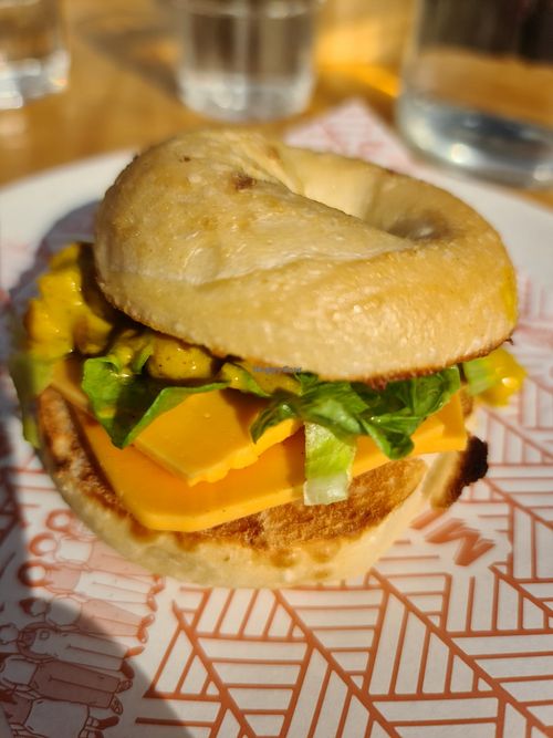 $6 mini kari chickpea with vegan cheese at Migrant Coffee in West Footscray