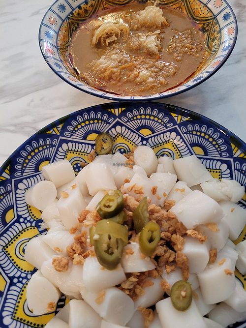 Rice rolls with curry at YC Vege Life Cafe  in Ipoh