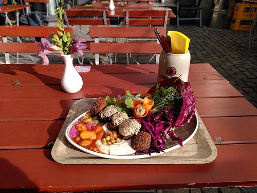 Falafel plate at Falafel Food (Falafel Haus) in Munich