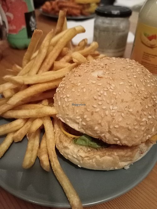 SNE burger at Sunrj in Brussels