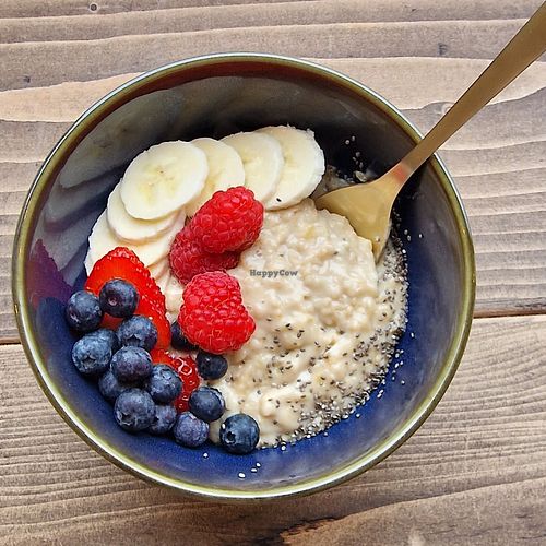 Porridge at Moon Coffee House in Scunthorpe