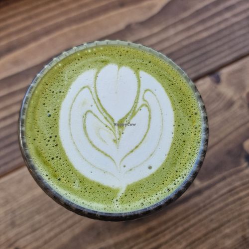 Matcha Latte at Moon Coffee House in Scunthorpe