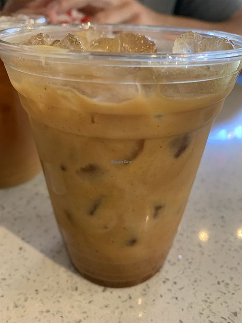 The not so pumpkin sweet latte…it was yummy!   at Drip in Sacramento