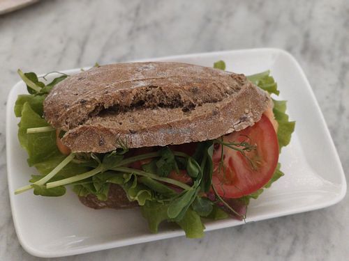Spicy Vegan Sandwich at Café Blå Katten in Mariefred