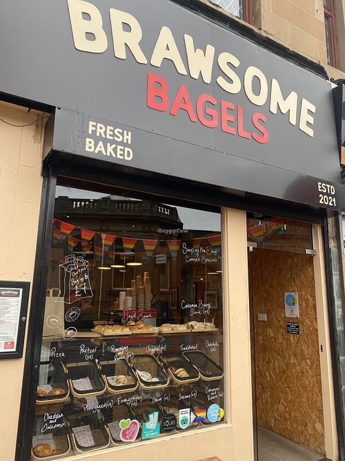 Brawsome Bagels Glasgow Bakery HappyCow