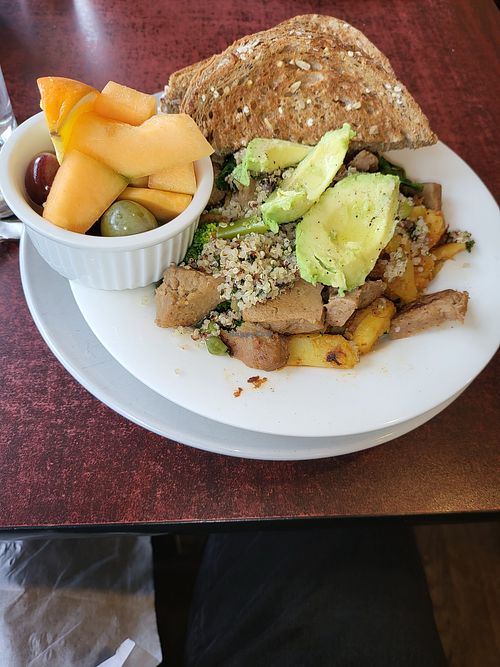 Vegan bowl at The Cure Cafe in Stroudsburg