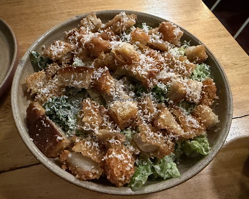 Caesar salad at Real Vegetal in Medellin
