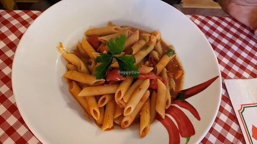 Penne Arrabiata at Pizzeria Roma in Rathmannsdorf