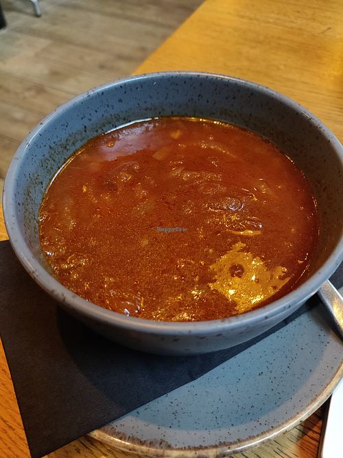 Onion soup at Pakhuis Leiden in Leiden