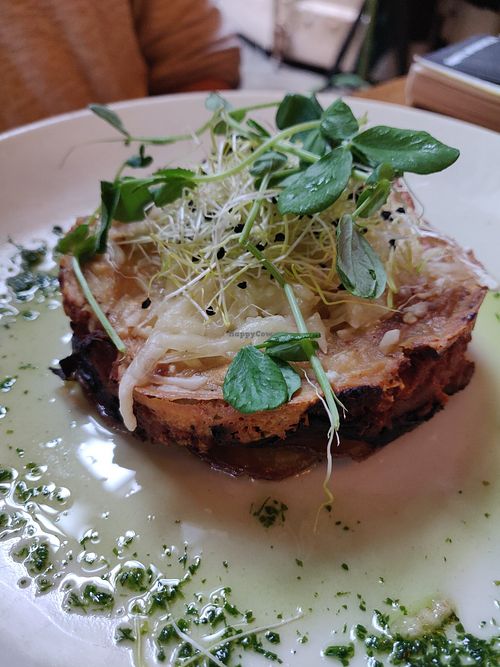 Vegetable pie at Pakhuis Leiden in Leiden