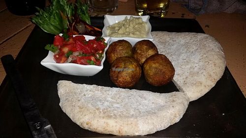 falafel at Imm Aim Vegetarian and Bike Cafe in Chiang Mai