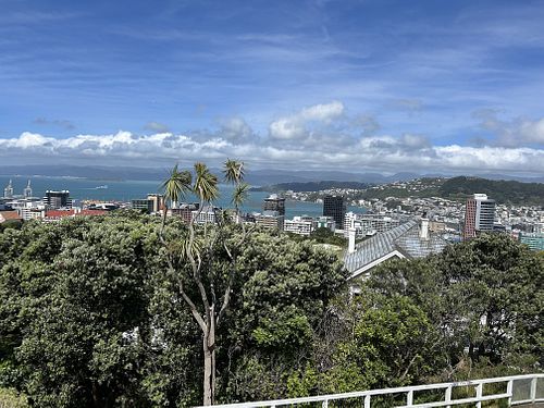 View from terrace   at Cable Top Eatery in Wellington