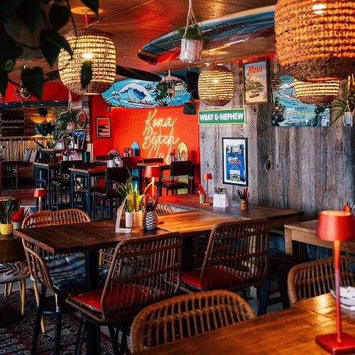 Fantastic decor at Kona in Falmouth