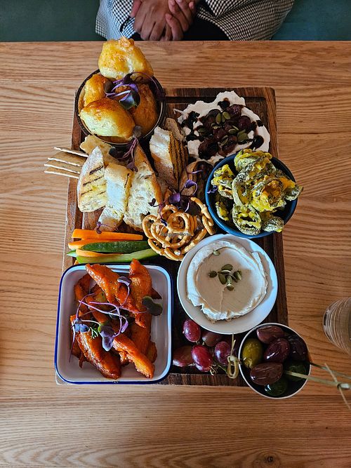 One of the platters... at Otto Champagneria & Beer Hall in Wellington