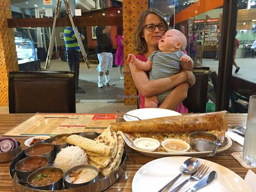 the big plates at Saras - Pattaya in Pattaya