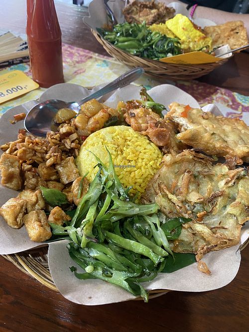 Nasi Campur  at Warung Indonesia in Kuta