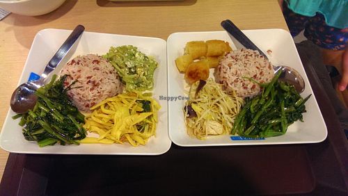 food X 2=80b at BKK - Veg Stall Food Court - T21 in Bangkok