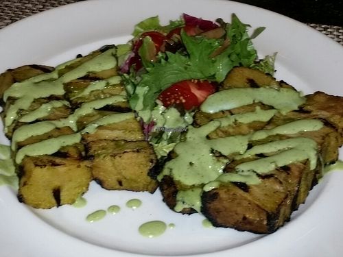 seitan chimmichuas at Candle Cafe West in New York City