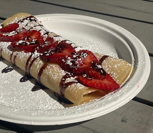 Vegan crepe at Green Bliss - the Cafe in Fullerton