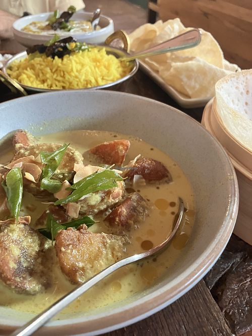 Veggie curry  at Colombo Social in Enmore