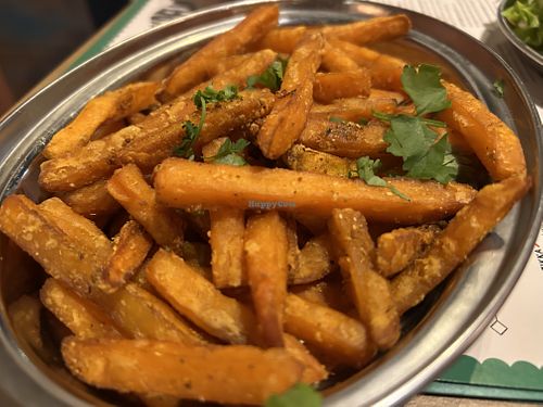 Sweet potato fries  at My Delhi Sunderland Indian Restaurant in Sunderland