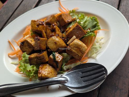 Pepper tofu at Life Style Thai Food in Koh Phangan