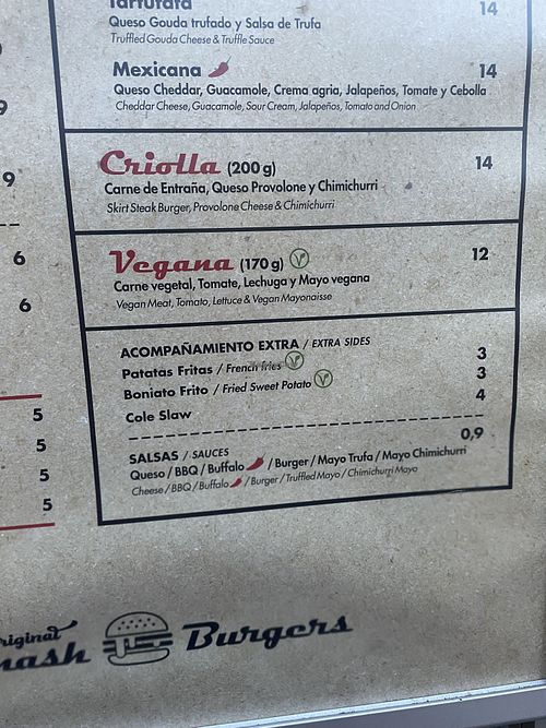 vegan burger & fries   at Village Burger in Mallorca